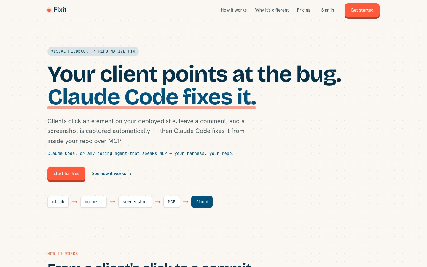 Fixit — screenshot