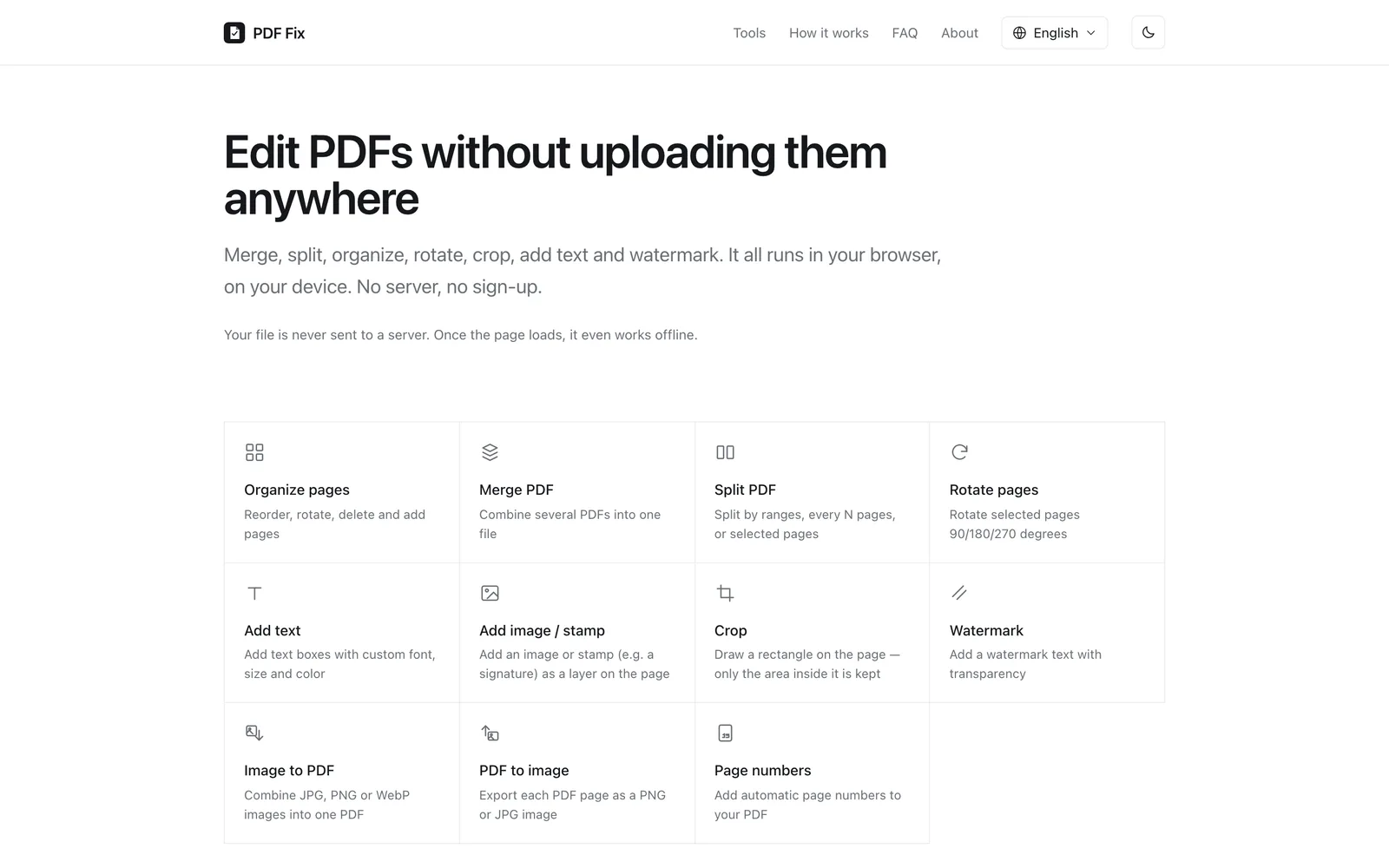 PDF Fix — screenshot